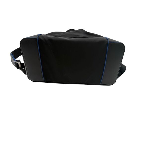 NEW Montblanc BLUE SPIRIT Nylon Leather Backpack - Picture 6 of 11